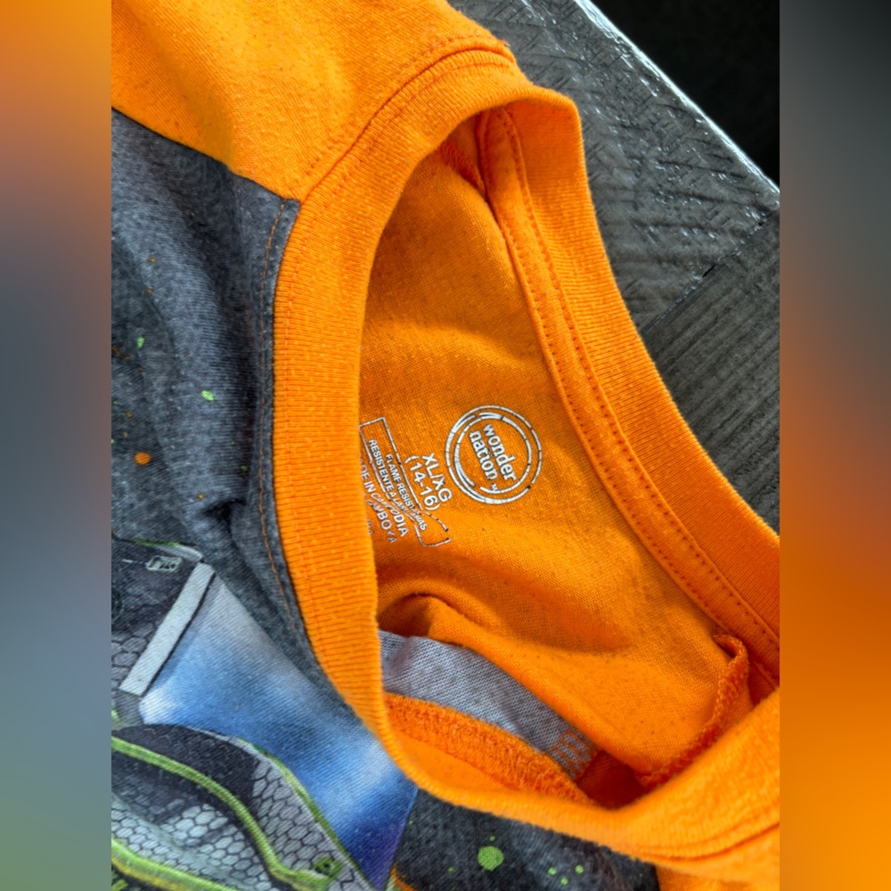 Wonder Nation Boys Long Sleeve Pajama Sets Size 14-16 - Picture 5 of 6